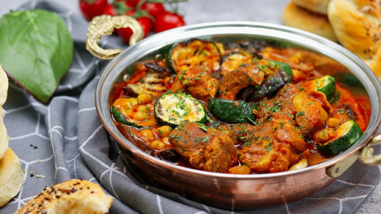 Mdarbel d'aubergines et courgettes المدربل التونسي بطريقة مختلفة