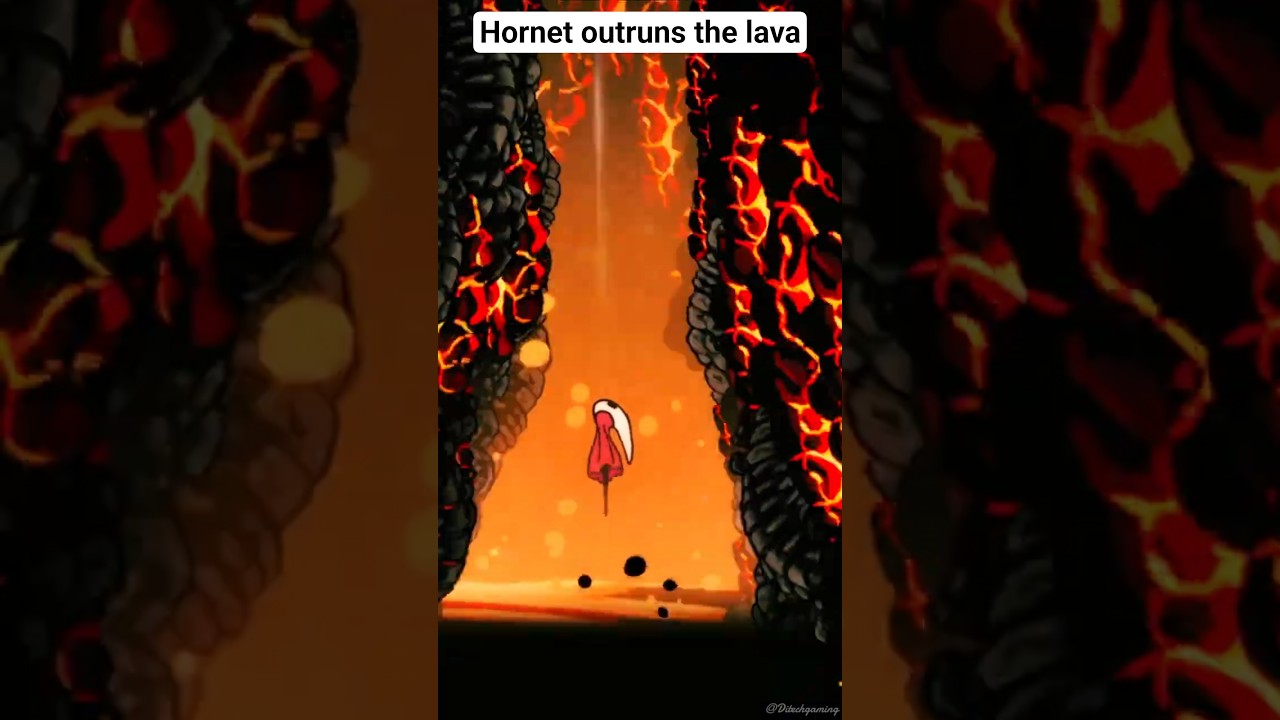 The lava chases, Hornet conquers...🌋🔥