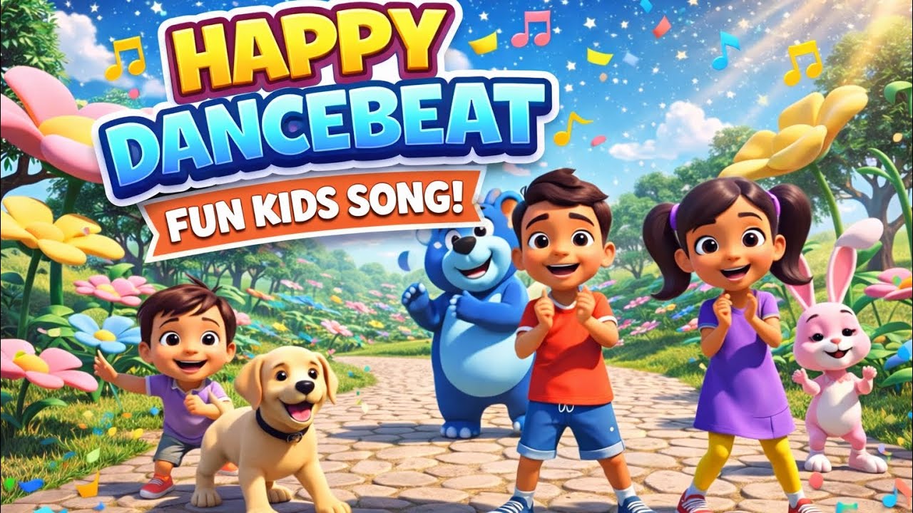 Happy Dancebeat | Fun & Energetic Dance Song for Kids 🎶💃