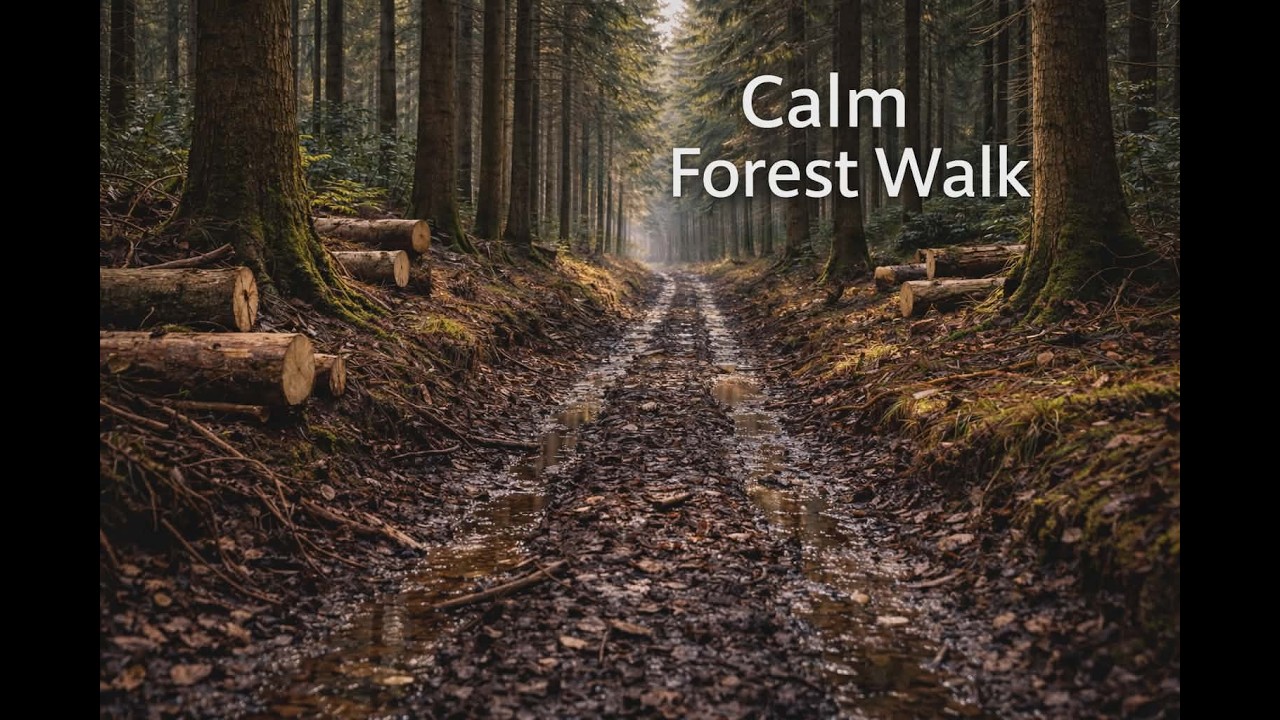 25 Minutes of Peace in the Forest 🌲 | Deep Relaxation Walk with Calm Music
