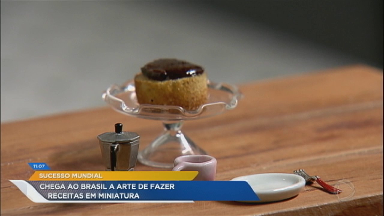 Conheça a arte de fazer receitas em miniatura