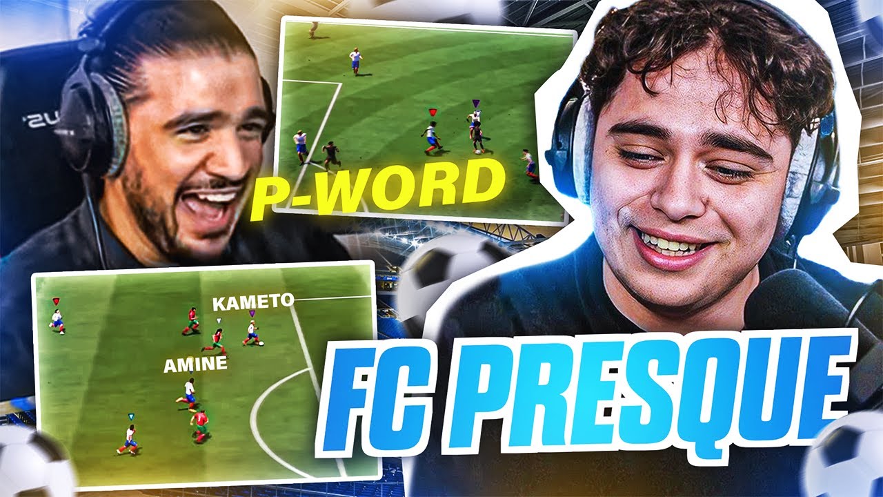 AMINE PRONONCE LE PWORD😲FOU RIRE SUR FIFA 22⚽KOTEI LE HARRY MAGUIRE DE L'ÉQUIPE🤣- BEST OF FC PRESQUE