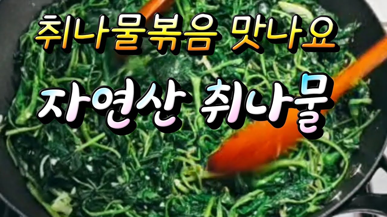 자연산취나물 볶음 부드럽고 너무 맛있어요 #취나물