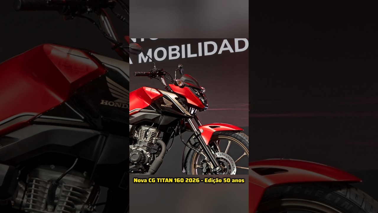 HONDA TITAN 160 2026 - EDI&Ccedil;&Atilde;O 50 ANOS
