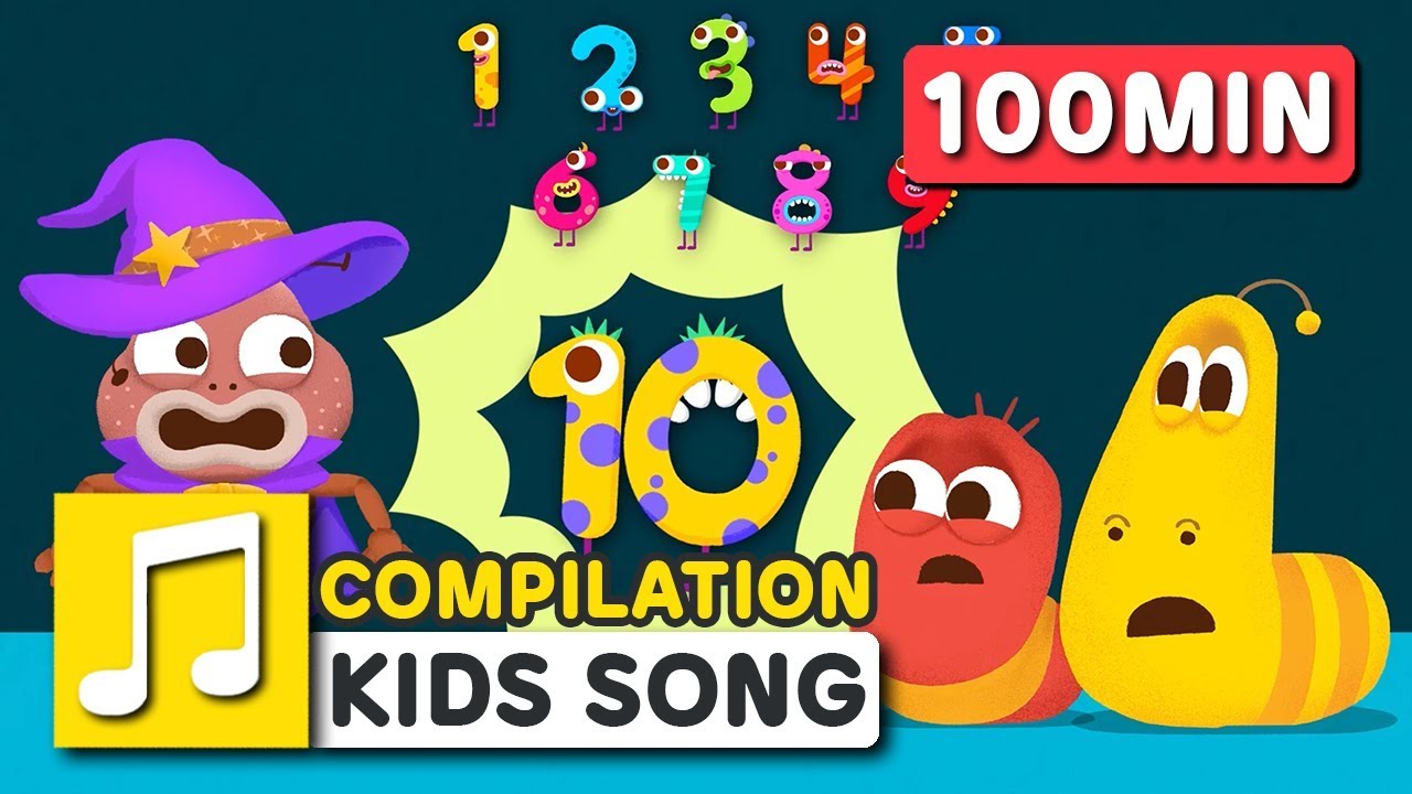 COUNTING SONG COMPILATION | LARVA KIDS | BEST SONGS FOR KIDS |