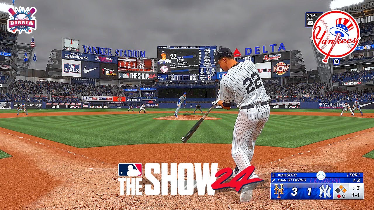 MLB The Show 24 New York YANKEES vs New York METS | Subway Series #1 | Gameplay PS5 60fps HD