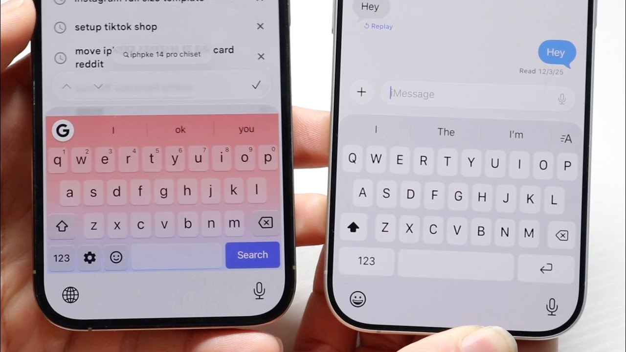 Клавиатура iPhone против Gboard! (Что лучше?)