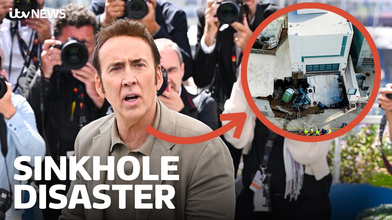Huge sinkhole opens up on driveway of Nicolas Cage's Malibu home