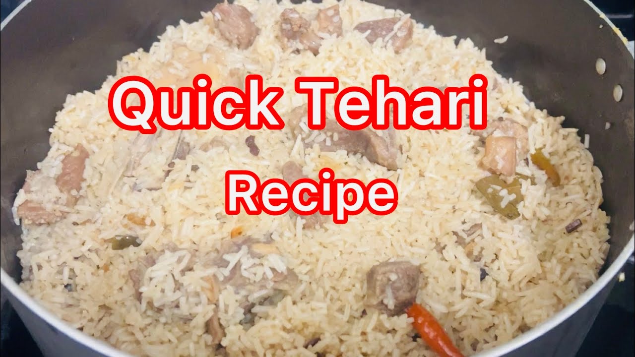 Delicious and Quick Tehari Recipe! Ramadan and Eid Special Recipe!#zahrahzayanmum 