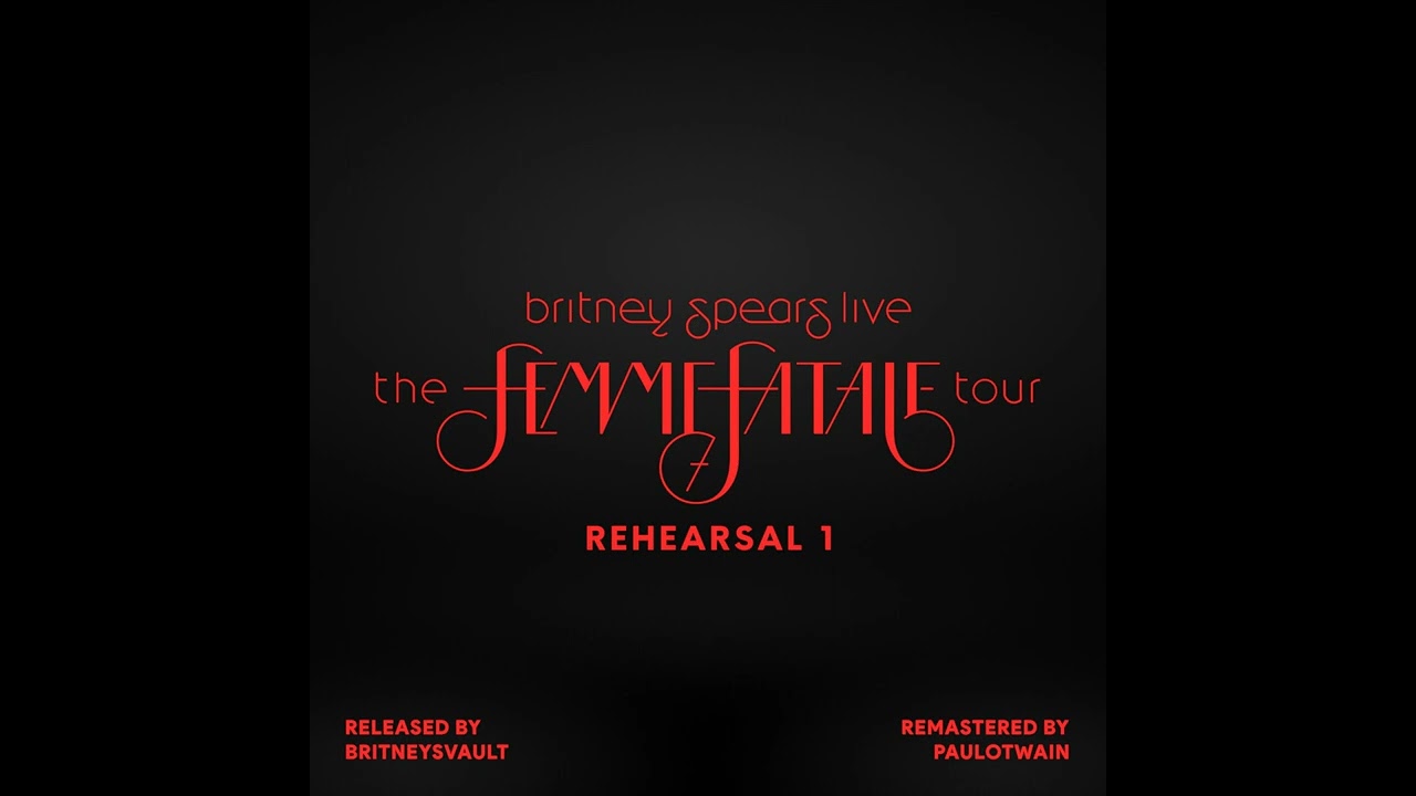 Britney Spears - 17. I'm a Slave 4 U - The Femme Fatale Tour - Rehearsal 1