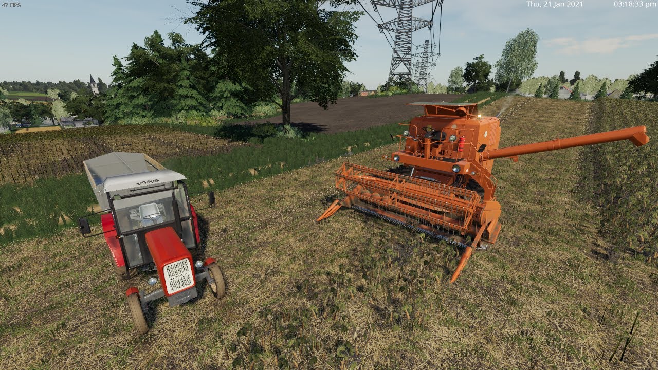 FS 19 KOLONIA 1990 #15 Żniwa rzepakowe oraz rozglądanie się za nowym polem !!