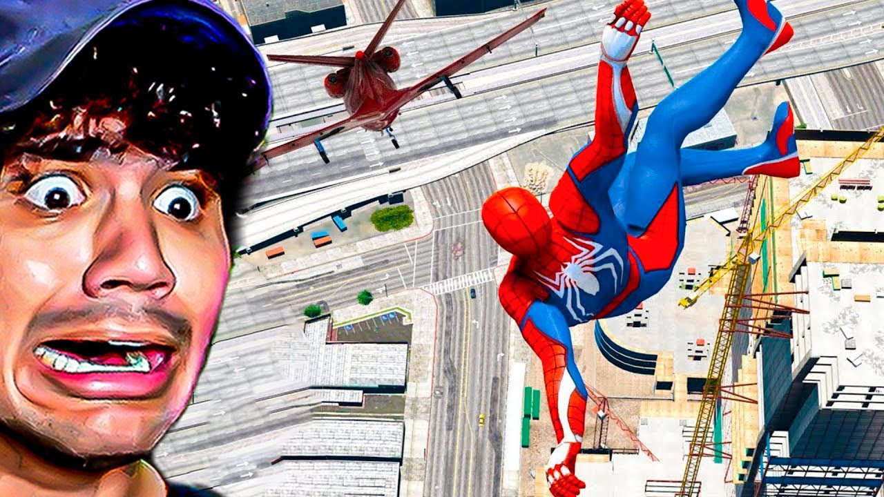 FAILS ÉPICAS DO HOMEM-ARANHA NO GTA 5! (Compilado de Ragdoll)