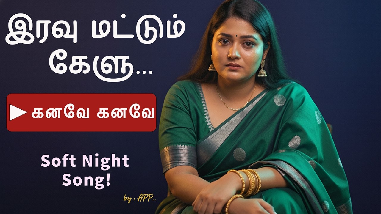 கனவே கனவே. Kanave Kanave - Original Soft Female Tamil Melody 🌙 .