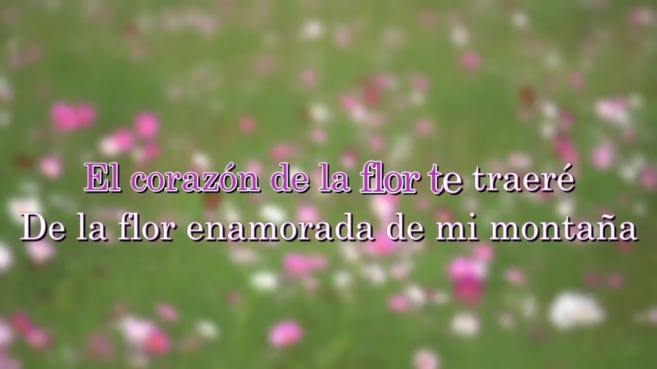 ESTHER MARISOL - LA FLOR DE SAMA (KARAOKE)