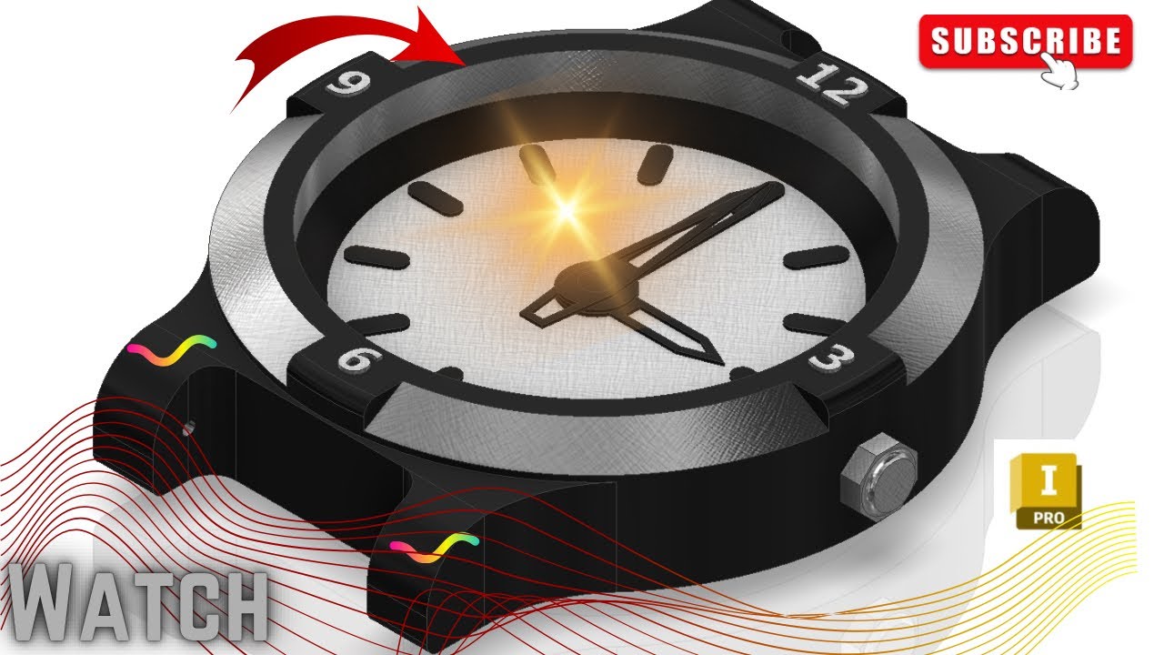 Autodesk Inventor Animation Tutorial | 3D Watch Design & Assembly | CAD Exercise for Engineers