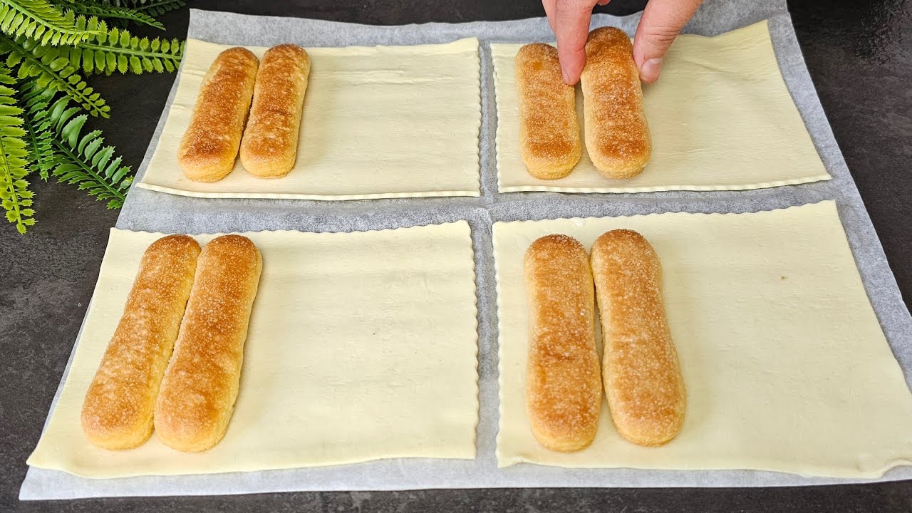 Dolce in 5 MINUTI! Rimarrai stupito! 😋super gustoso e scompare in un attimo!!