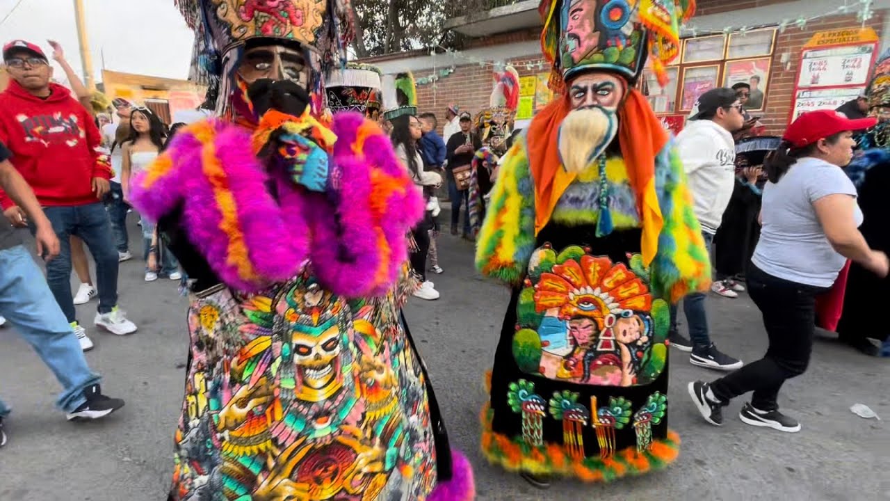 Tradicional Brinco de Chinelos en San Diego Huehuecalco | Banda La Mera Mera 2025.