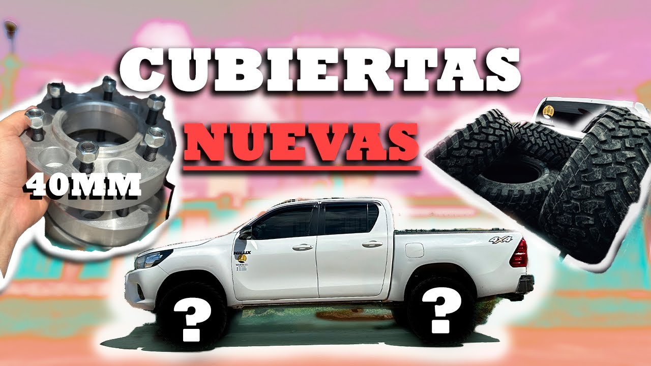CUBIERTAS Y ESPACIADORES NUEVOS 😍 Para la HILUX. QUEDO un SUEÑO. Maxi_merhell