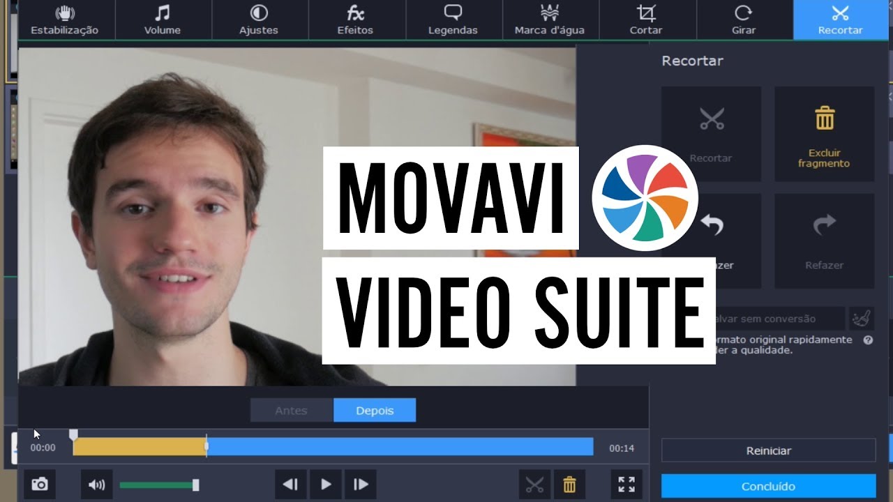 Movavi video suite, um editor de vídeo completo (com gravador de tela e conversor)