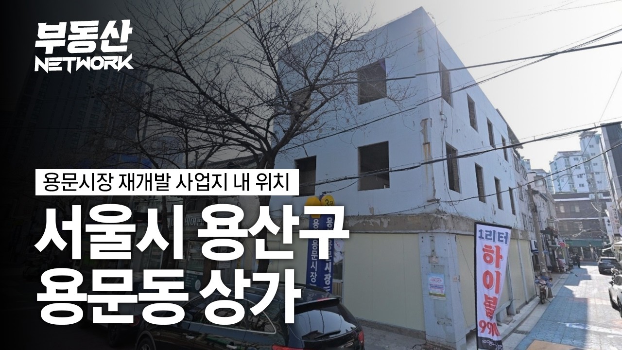 용문시장 개발, 용산국제업무지구 호재! 용산구 용문동 다세대주택
