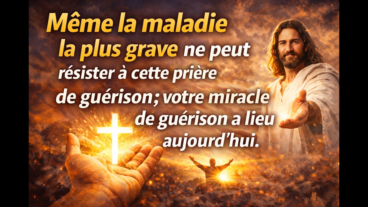Même la maladie la plus grave ne peut résister à cette prière de guérison votre miracle de guériso..