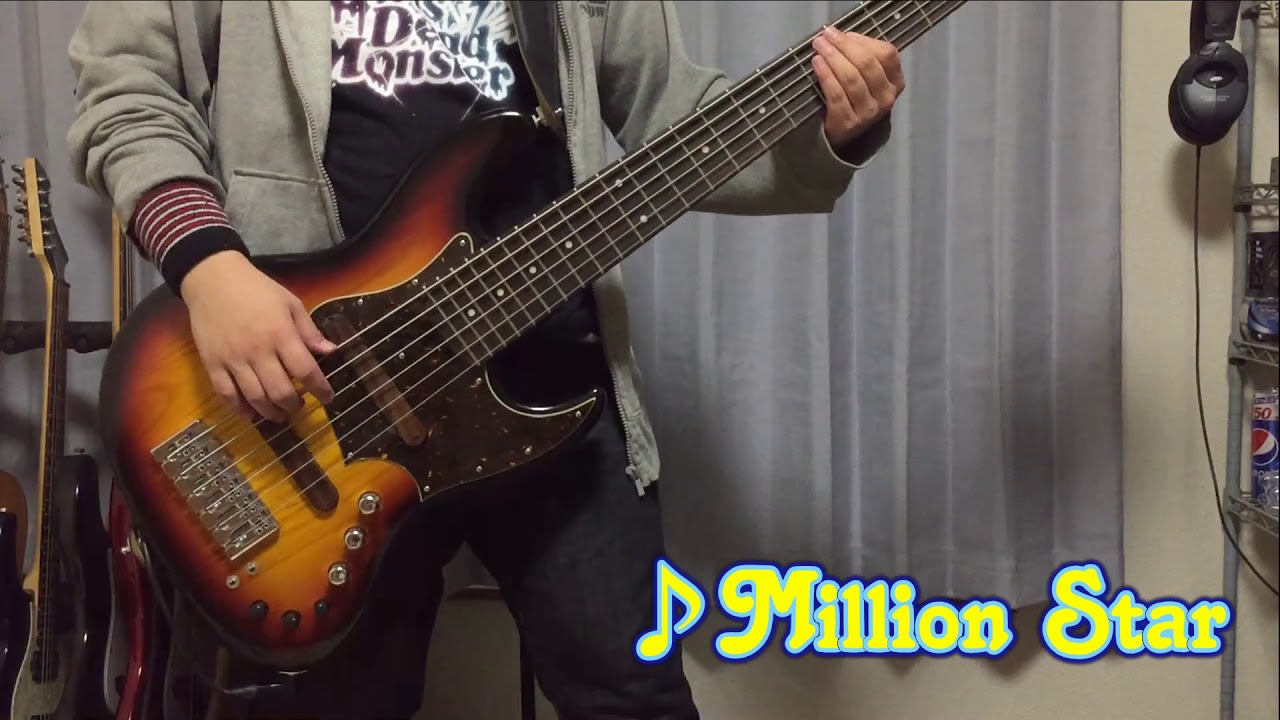 【Girls Dead Monster】Million Star（TAB譜追加！）【Bass Cover】
