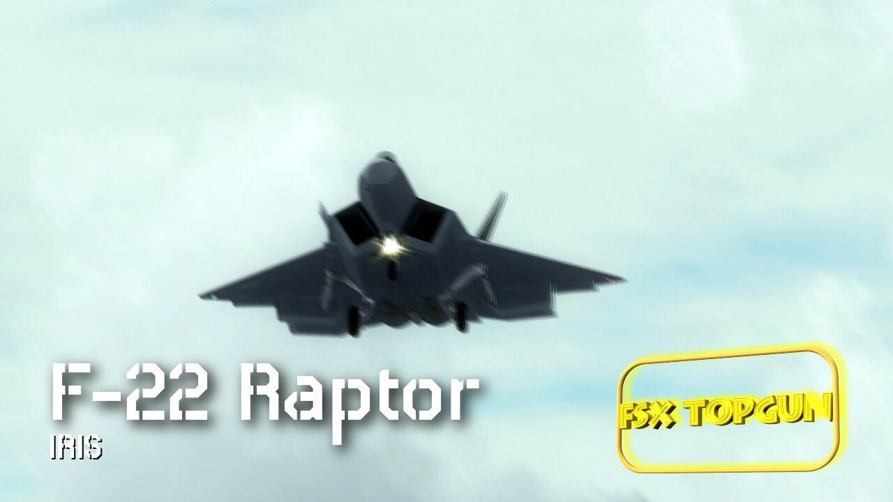 FSX IRIS F-22 Airforce Series – Raptor Driver arriving AFB Spangdahlem