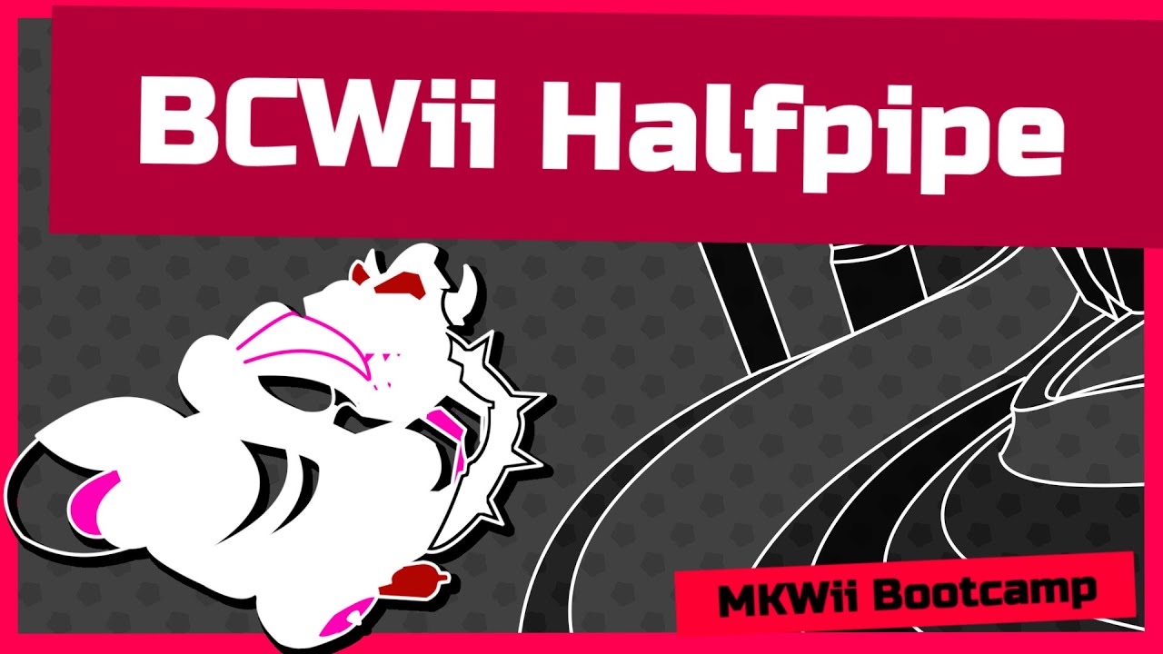 Как пройти трассу Halfpipe Shortcut в BCWii! - Mario Kart Wii
