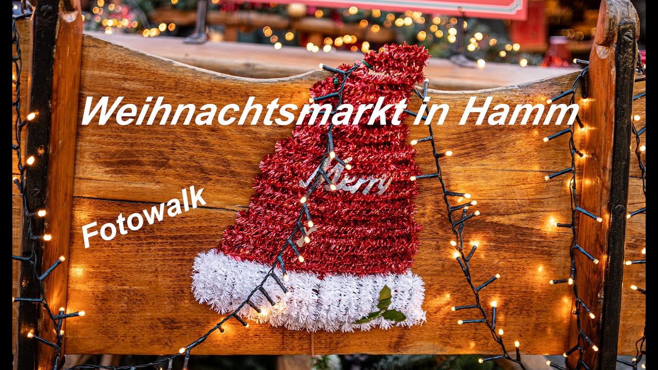 Weihnachtsmarkt  in Hamm (Westf.) ... Fotowalk