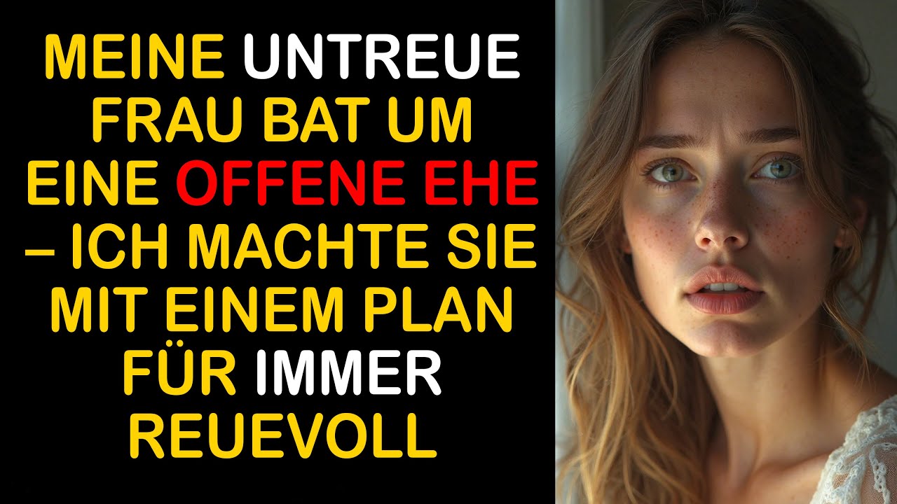 MEINE UNTREUE FRAU BAT UM EINE OFFENE EHE – ICH MACHTE SIE MIT EINEM PLAN FÜR IMMER REUEVOLL