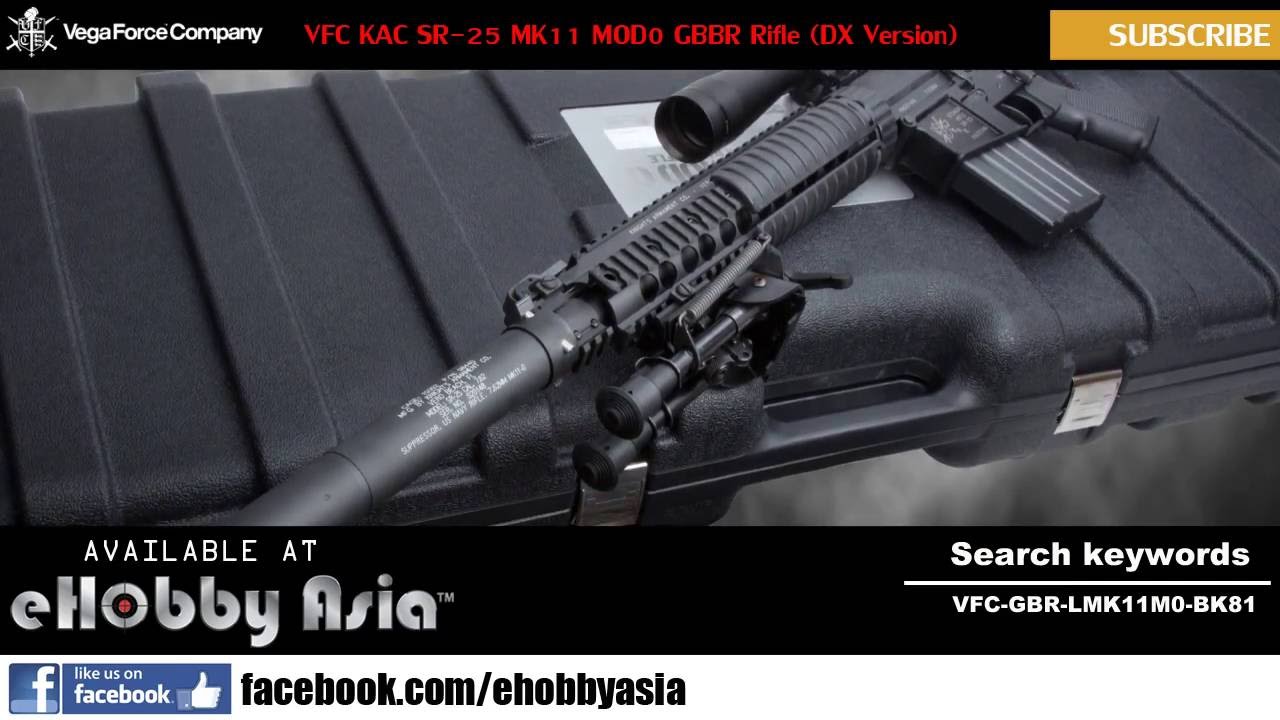 VFC KAC SR-25 MK11 MOD0 GBBR Rifle (DX Version)