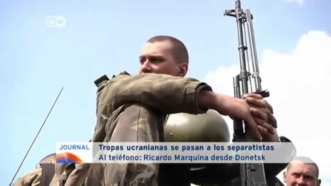 Donetsk Ucrania, tropas se pasan a separatistas