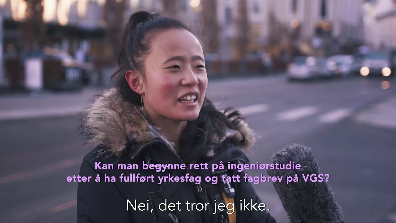 Ingeni&oslash;rutdanning rett etter fullf&oslash;rt yrkesfag?