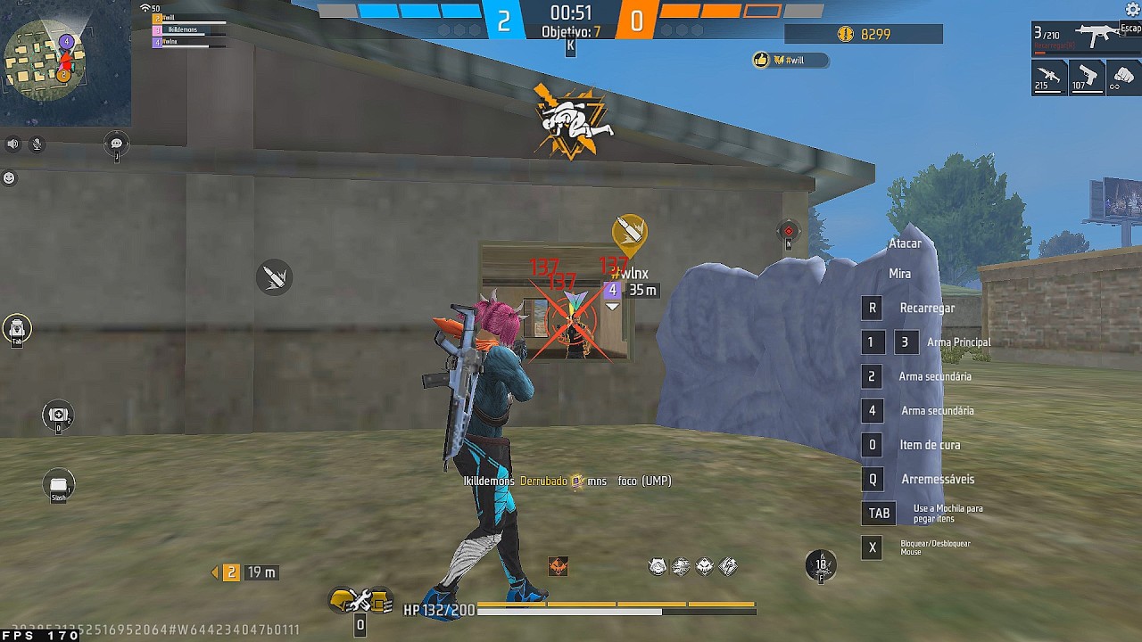 HIGHLIGHTS EM 4x4 APOSTADO!👑 Highlights Free Fire 3840x2160 Xeon 2650v4 GTX 1660s👑