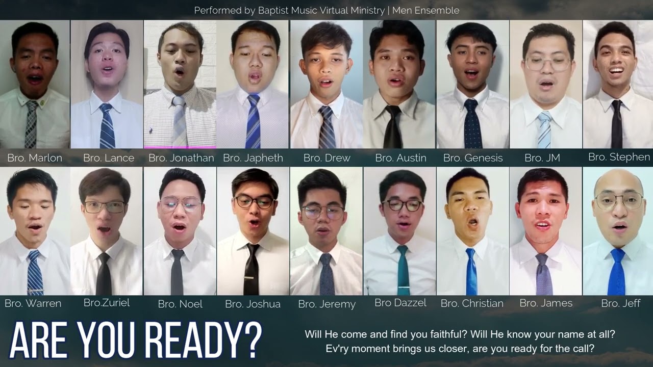 Are You Ready? | Baptist Music Virtual Ministry | Men Ensemble