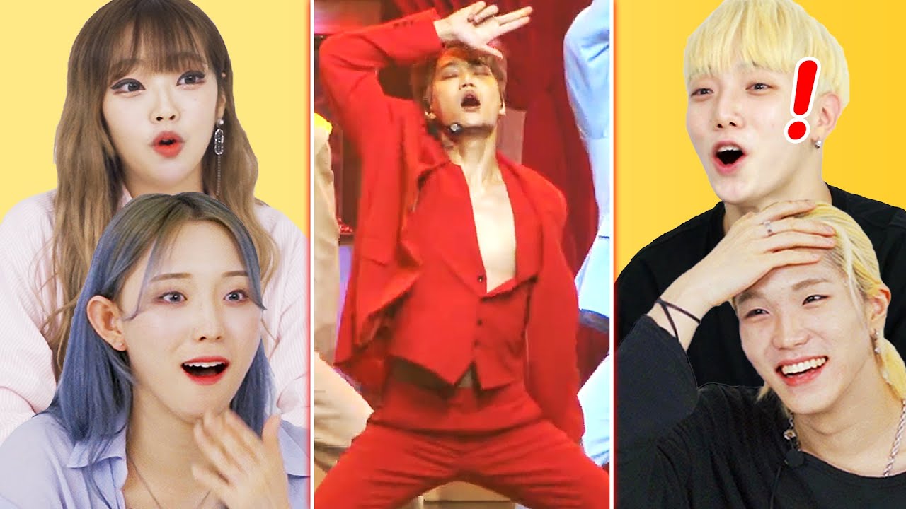 (ENG) 엑소 '카이'레전드 직캠을 본 남녀 댄서들의 반응 차이 , Korean Dancers Shocked by EXO Kai's Legendary Fancam