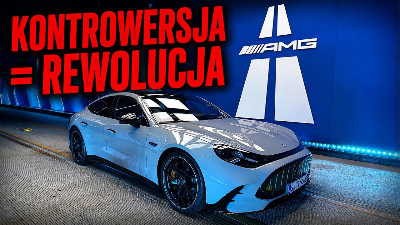 Najbardziej KONTROWERSYJNY Mercedes stulecia. Elektryczny Mercedes-AMG GT 4-Door z bliska