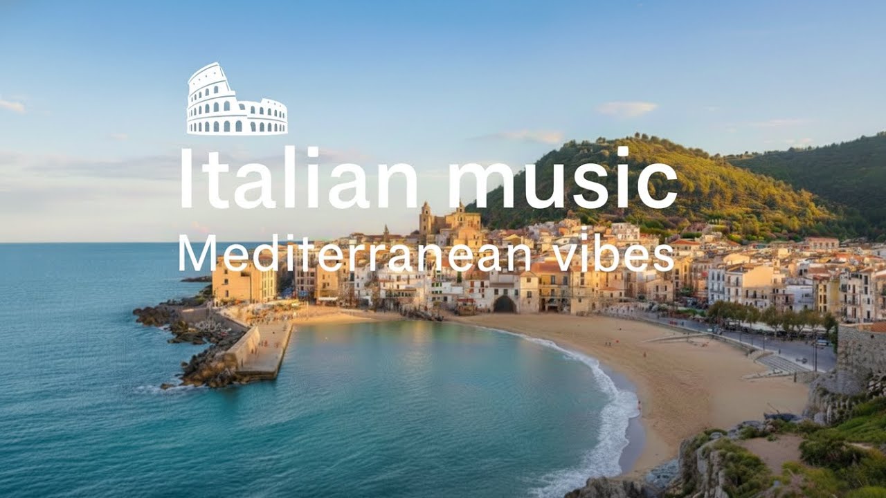 🎶 Italian Vibes & Mediterranean Music 🎶 2+ Hours Scenic Amalfi Coast & Lake Como Relaxation 4K