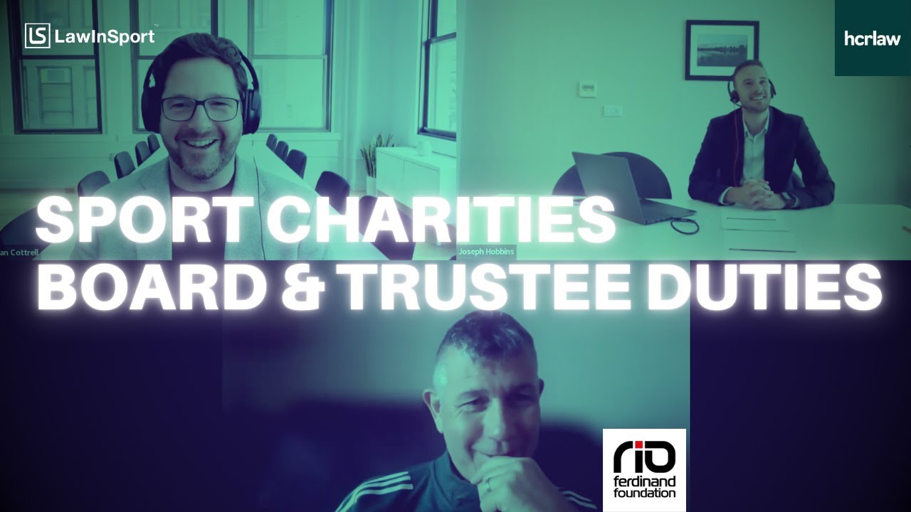 Sport Charities Board & Trustee Duties