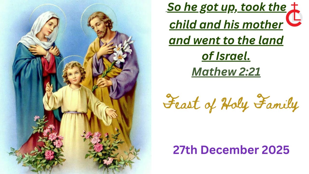 Eucharistic Celebration | December 27 |  Our Lady of Lourdes Church, Orlem, Malad, Mumbai