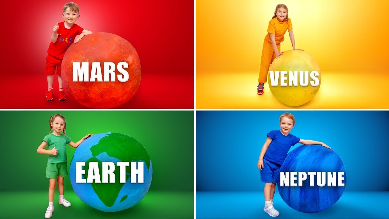 Kinder Neues Abenteuer mit vier Farben 🌈✨ | Video-Compilation für Kinder