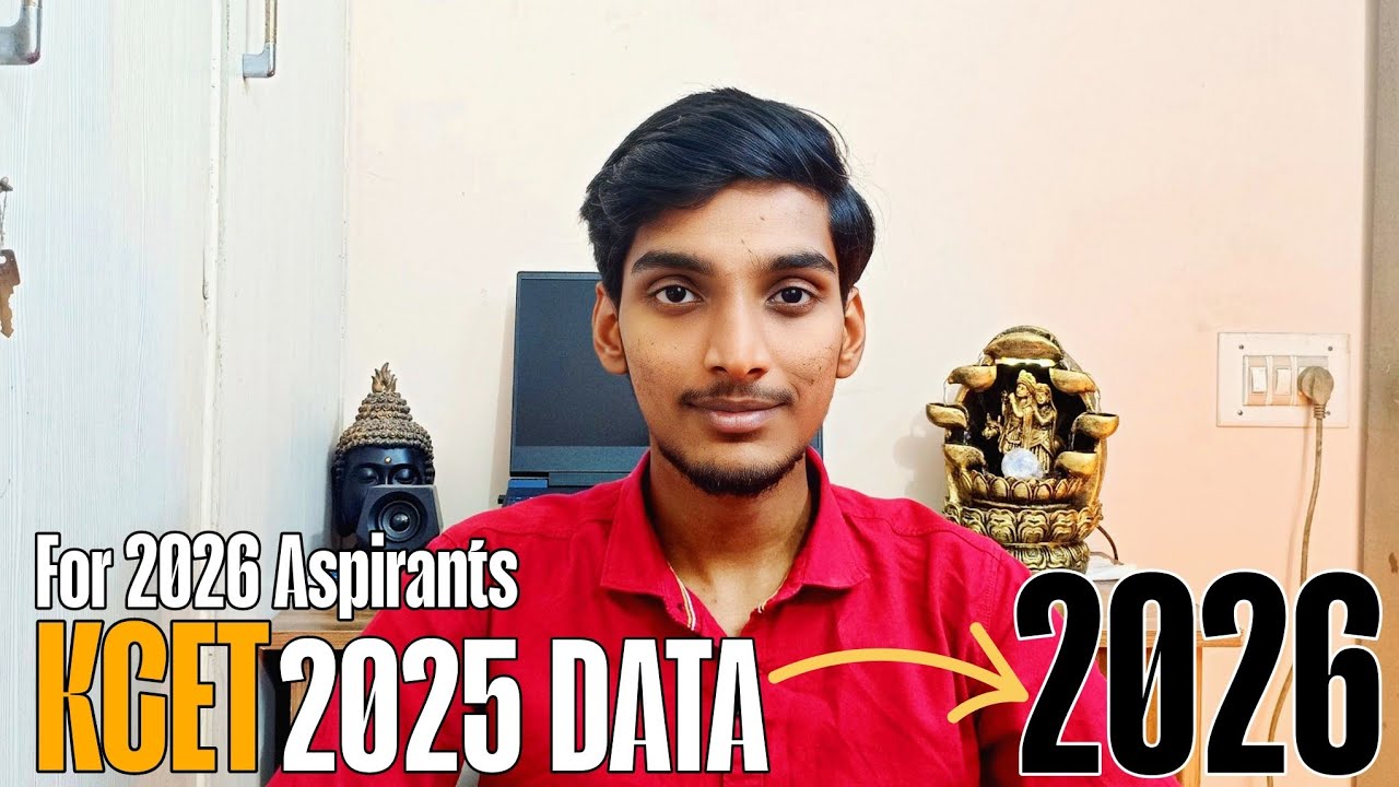 KCET 2026 Aspirants | Use 2025 Marks Data for Rank Prediction 🔥