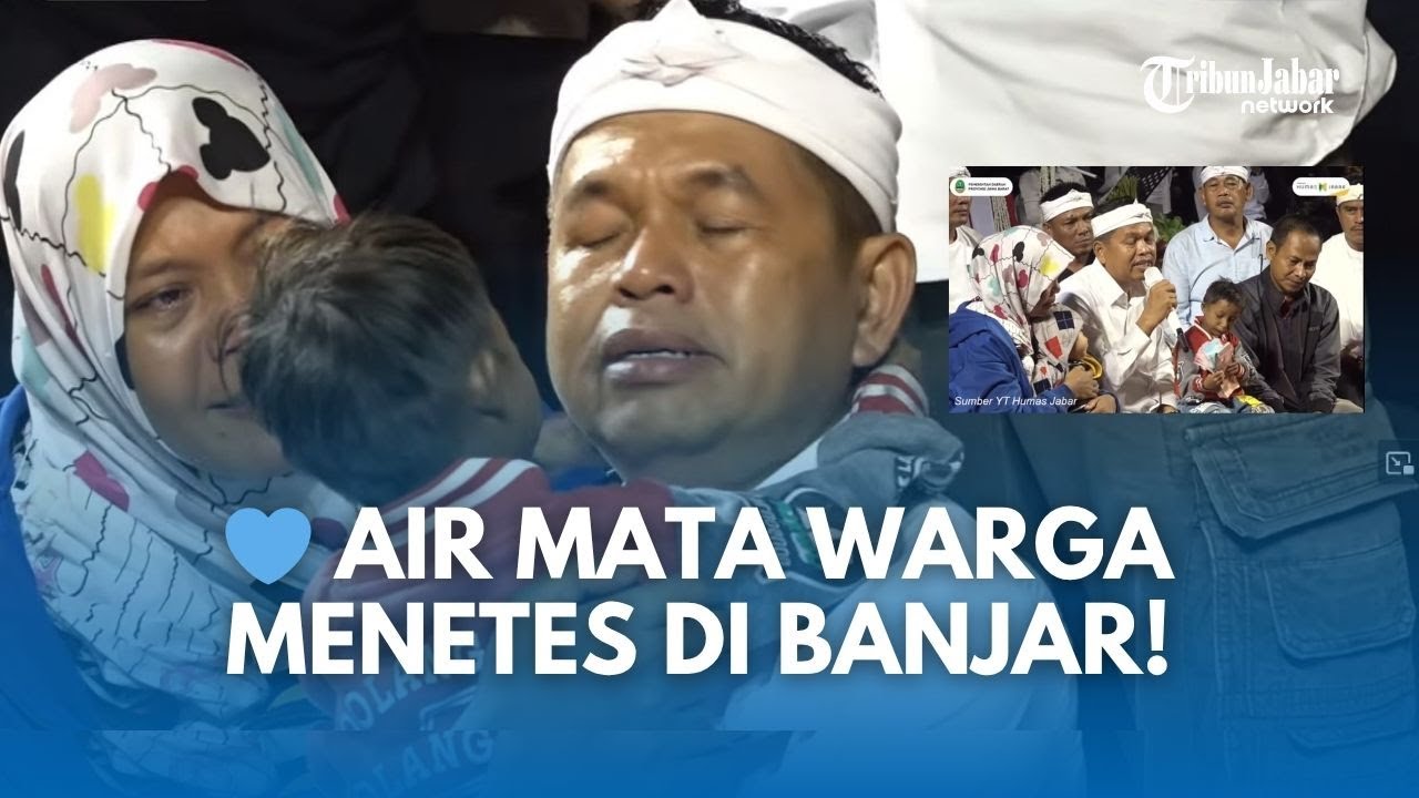 👉 Momen Kang Dedi dan Kakak Al Bikin Warga Banjar Menangis Haru!