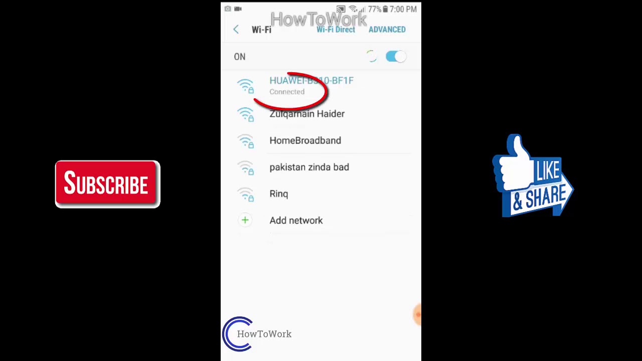 Use advanced options - How to Connect any WiFi without Password Android New Trick