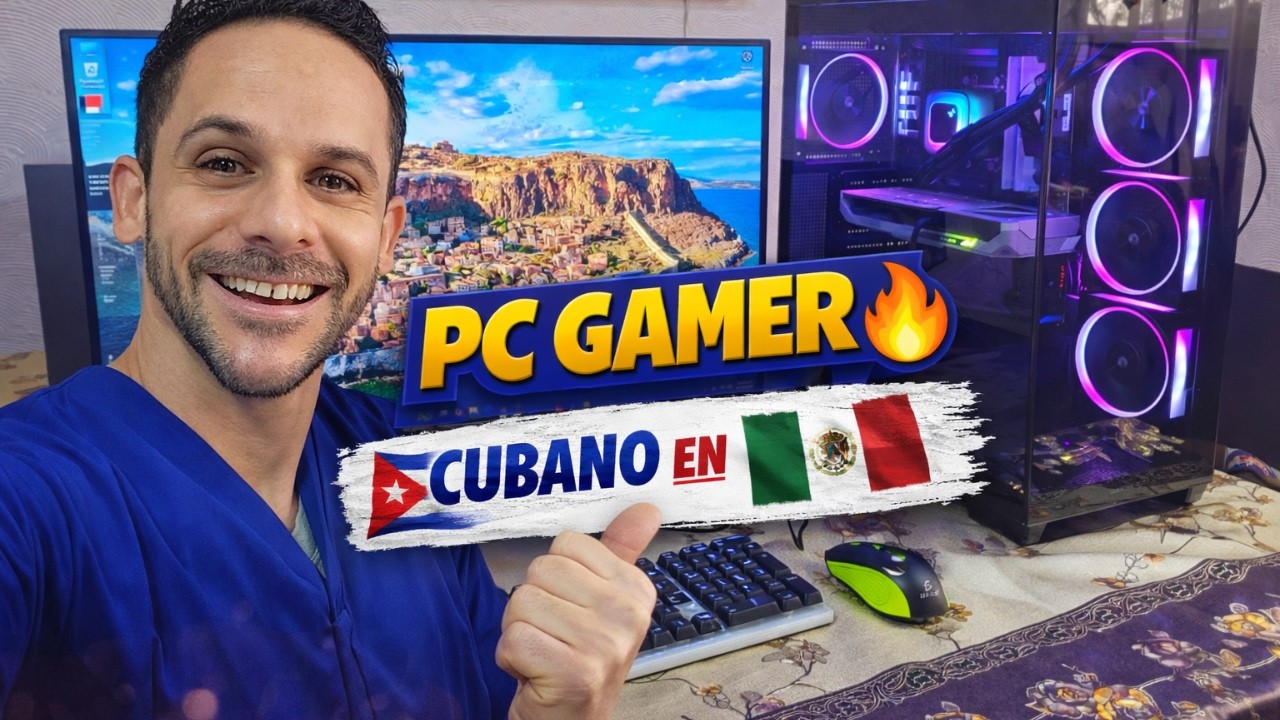 Cubano arma su primera PC GAMER en México.