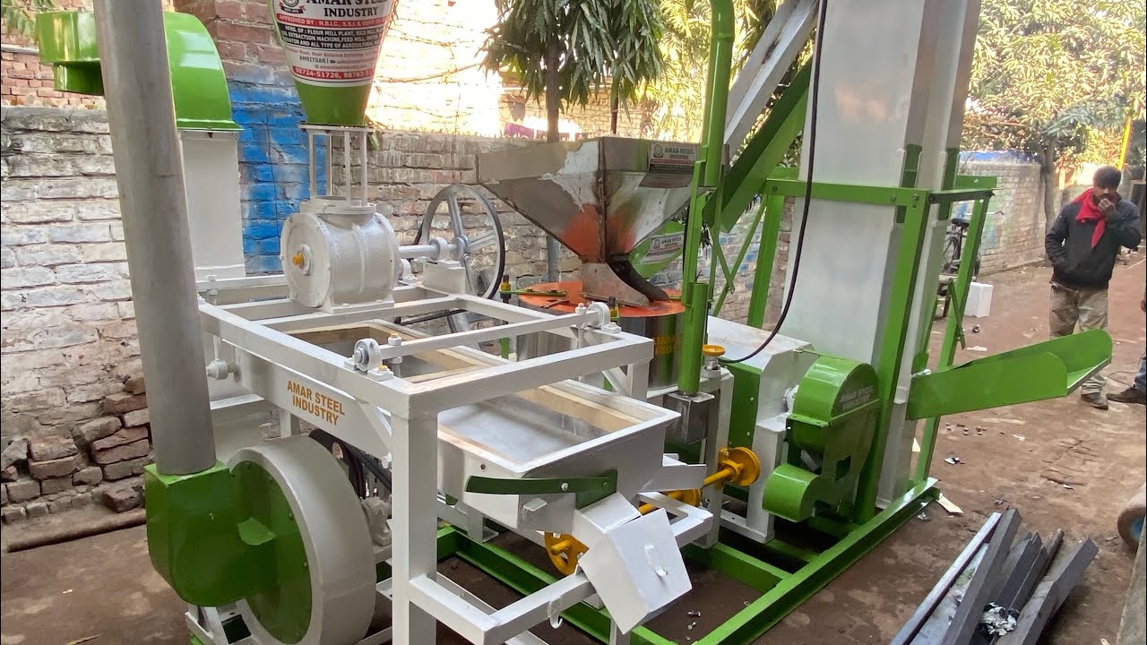 Amar Mini Atta Chakki Plant #flourmill #machine