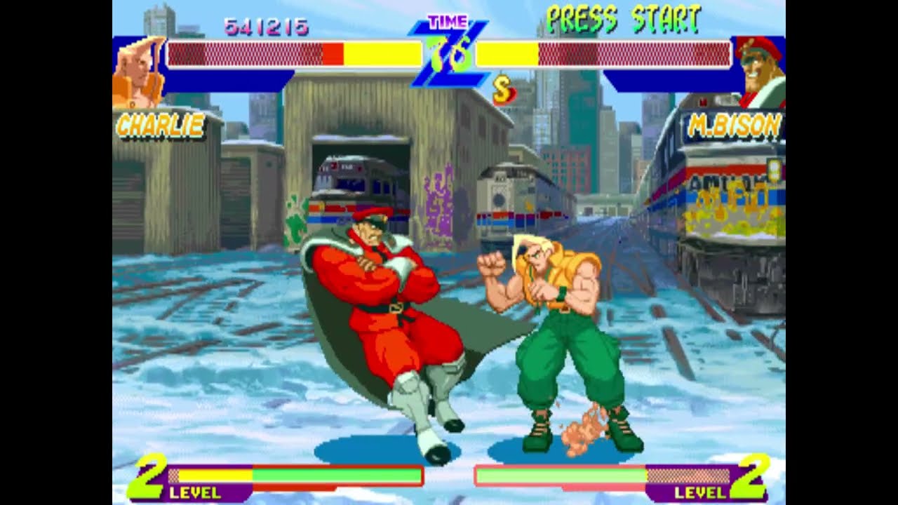 Final  CHARLIE   Vs   M BISON   541 715p  MAME  Street Fighter Alpha  Warriors' Dreams 2018  3 17 14