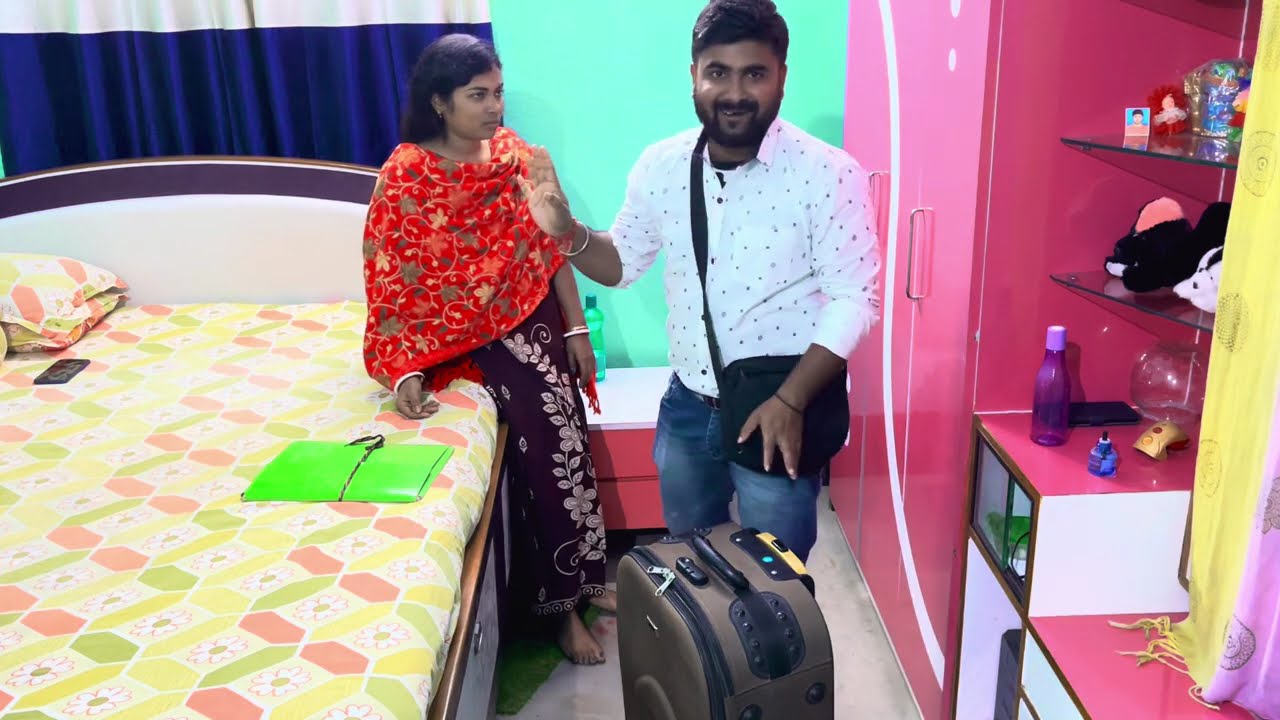 Prank Video | Mumbai যাচ্ছি ১বছর এর জন্য |  Prank Gone Emotional On Wife | Funny video!!