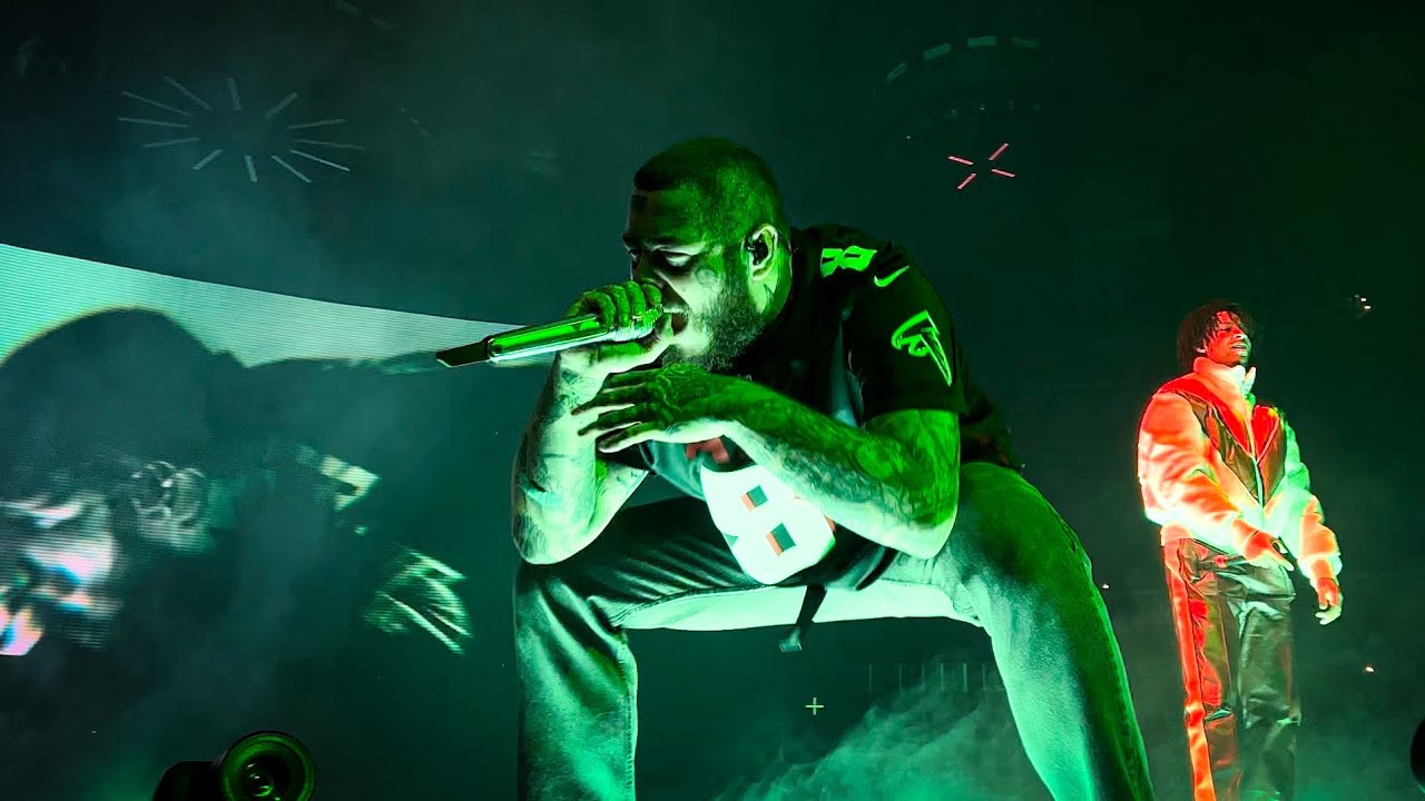 Post Malone & 21 Savage - rockstar (Live in Atlanta 2022)