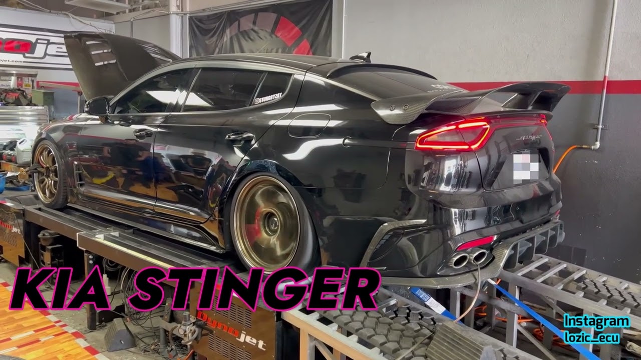Kia stinger 3.3  lozic_USA DYNO RUN